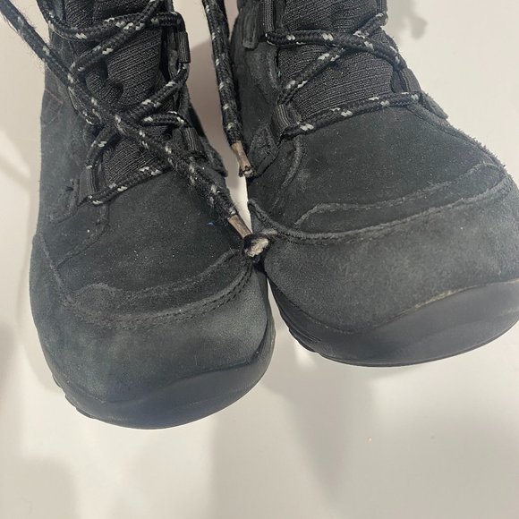 Columbia Ice Maiden II snow boot girl's size 1, black, faux fur lined snow boots - Picture 4 of 8